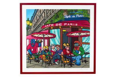 Richard Orlinski (Né en 1966) Café de Paris Digigraphie, sig…