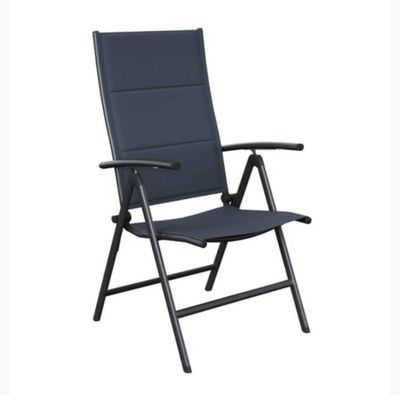 Lot de 4 Chaises de jardin pliante et inclinable en aluminiu… - Photo 1