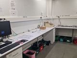 an image of a lab with a computer on the desk