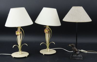 Trois lampes: