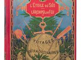 un livre rouge sur lequel figure l'image d'un globe terrestre