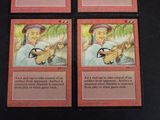 three cards with a picture of a woman holding a bird in her hand