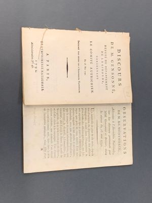 Lot de 5 imprimés révolutionnaires de ou sur Collot-d'Herboi…