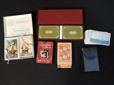 a lot of different items that are sitting on a table