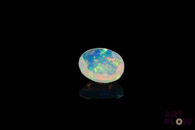 an oplite is shown in the dark with a black background