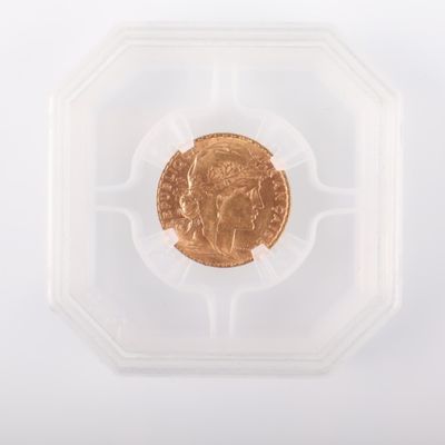 FRANCE. Pièce de 20 francs or au Coq 1906 MS 53 Splendide