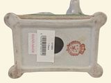 a small white box with a label on it