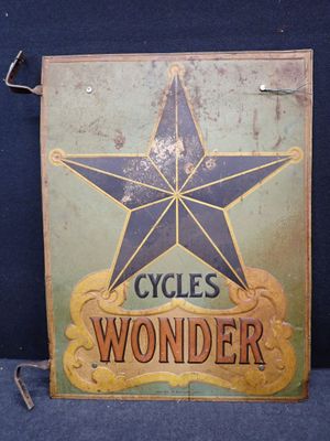Enseigne « Vintage Cycles » datant du début des années 1900