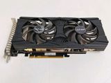 a close up of a video card with two fans on it