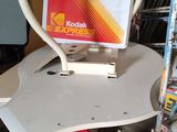 a picture of a photo cine r - z stand with a sign on it