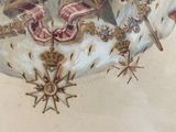 a picture of a decorative bowl with a star on it