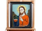 une image représentant un tableau où l'on voit Jésus tenant un morceau de bois