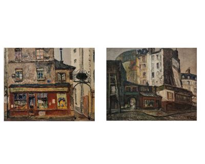 Georges Guido FILIBERTI (1881-1970) Façade d'épicerie à Pari…