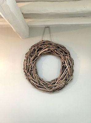 1 Couronne décorative en bois flotté diamètre Extérieur 105c…