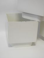 AMI Suite de 4 cache-pot de forme quadrangulaire en abs blan… (photo 3)