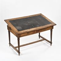 Table à dessin elle ouvre par deux tiroirs en ceinture pieds… (photo 4)