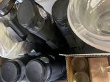 a lot of jars that are sitting on a table