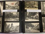 une vieille photo en noir et blanc d'un livre illustré