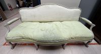 Banquette en bois laqué époque Louis XV (photo 2)