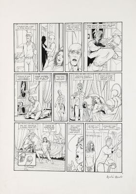 une image représentant une bande dessinée avec un dessin d'un homme et d'une femme