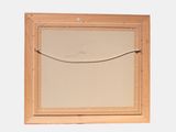 a picture of a picture of a wooden frame with a mirror