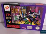 une image représentant la boîte du jeu « Batman et Robin » pour Super Nintendo