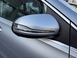a close up of a car mirror on the side of the car