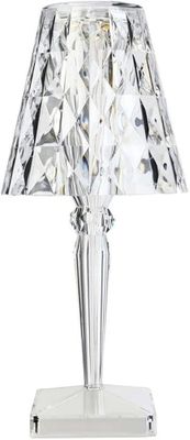 Lampe de Table Kartell Big Battery, Cristal, Alimentation di…
