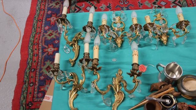 Lot d’appliques de style Rocaille