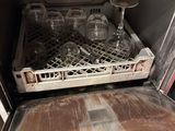 a dishwasher that is inside of an oven