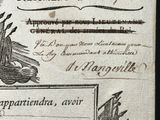 an old book with a picture of a ship on it