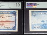 deux billets de banque sur lesquels figurent les portraits d'un homme et d'une femme