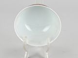 a glass bowl and stand, 20th 20th century