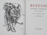 an open book with a drawing of a lion and a man riding on a horse