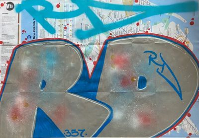 RD357 Sans-titre, 2014 Street-art New-Yorkais, Graffiti à la…