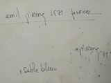 a piece of writing on a piece of paper with writing on it