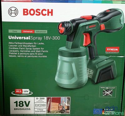 Pulvérisateur universel Bosch 18 V - 30 V sans fil, en boîte