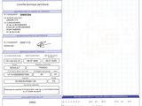 a close up of a document with a barcode on it