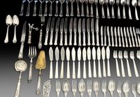 Parties de ménagères en métal argenté divers comprenant cout… (photo 5)