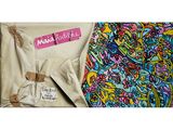 an image of a woman ' s shirt with a colorful design on it