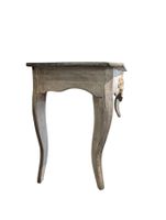 Importante console en bois naturel sculpté et mouluré à déco… (photo 5)
