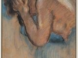 l'image d'un tableau représentant une femme allongée sur un lit