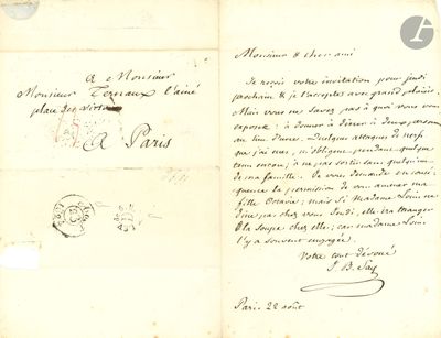 un vieux document sur lequel figurent des inscriptions très anciennes