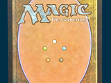 the back cover of a card game with a picture of a circle