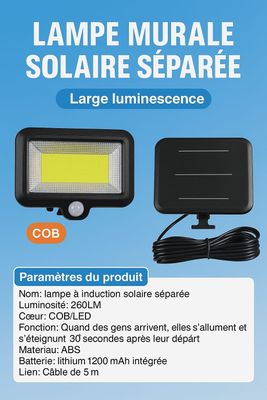 lampe murale solare led luminesce