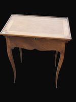 Petit bureau à système basculant en bois naturel H.