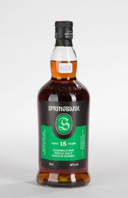 Whisky single malt écossais Springbank 15 ans d'âge