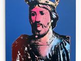 a painting of a man with a crown on his head
