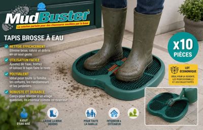 the mud busterer is a great way to keep your feet dry