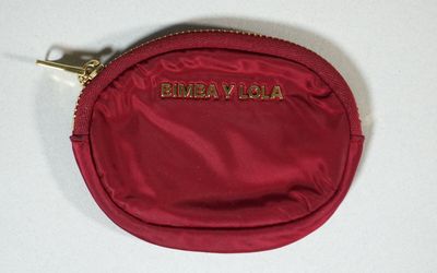 BIMBA Y LOLA Porte-monnaie en tissu rouge